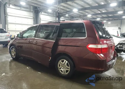 2007 Honda Odyssey Exl from USA, damaged, VIN 5FNRL38767B453777